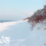 Zima nad morzem - Plaża pomiędzy Pobierowem a Pustkowem