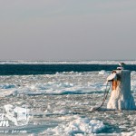 Zima nad morzem - Zamarznięty Bałtyk