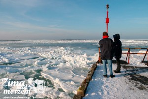 Zima nad morzem w Niechorzu
